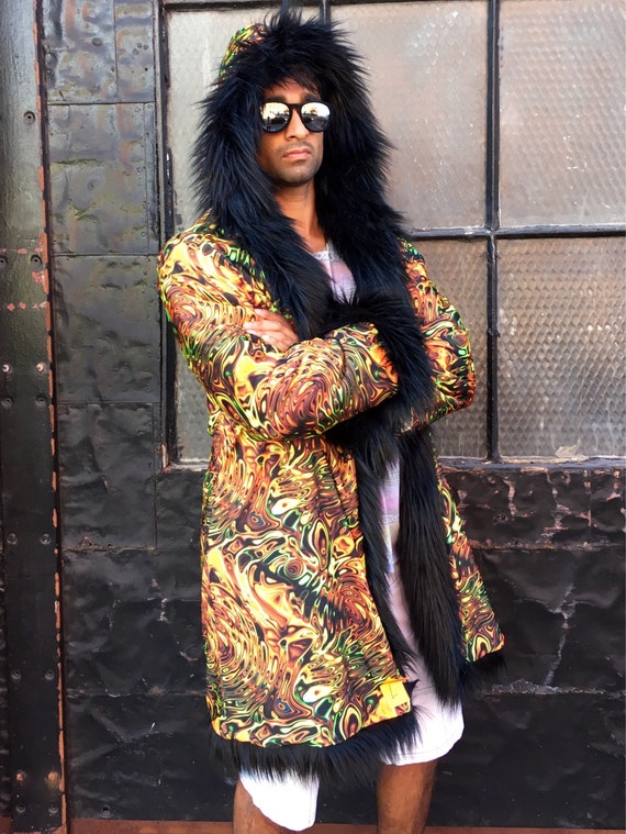 Fur coat party cheap