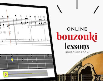 Learn a song on bouzouki - Online bouzouki lessons via Skype !