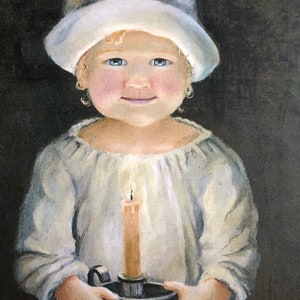 La fille à la bougie