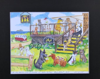 The Dog and Cat Days of Summer at The Yellow Kittens of Block Island