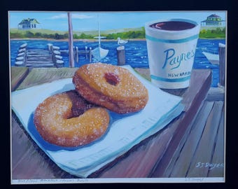 Block Island Breakfast, Paynes&#39; Donuts
