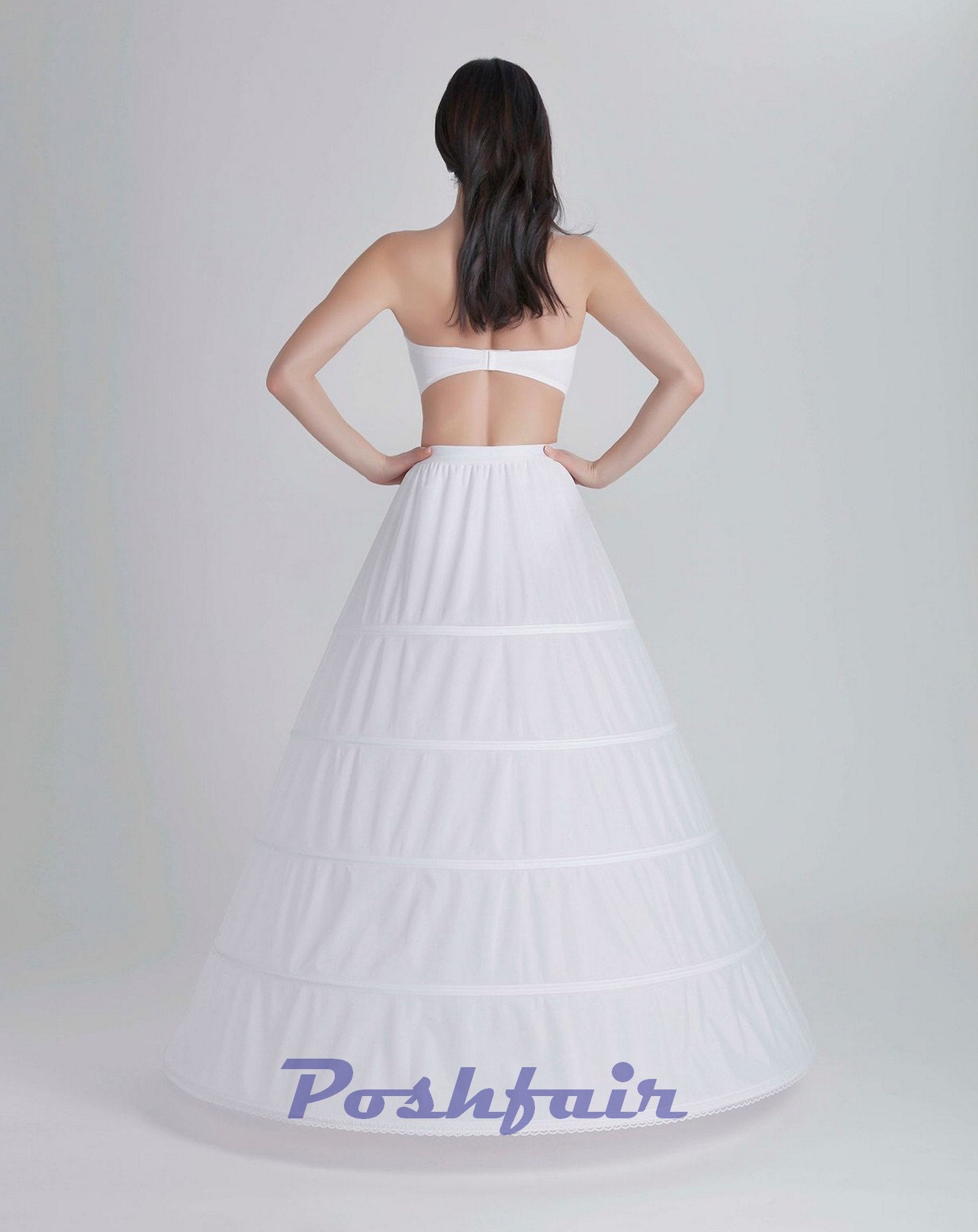 Mädchen Kinder Unterrock Hochzeit Krinoline Petticoat für Kleid 