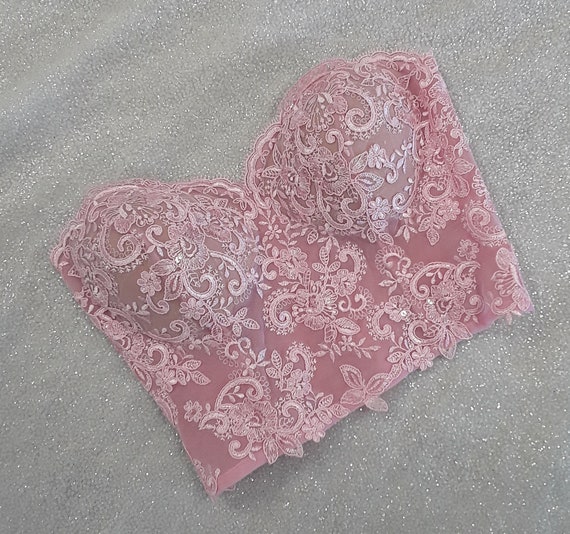 light pink lace