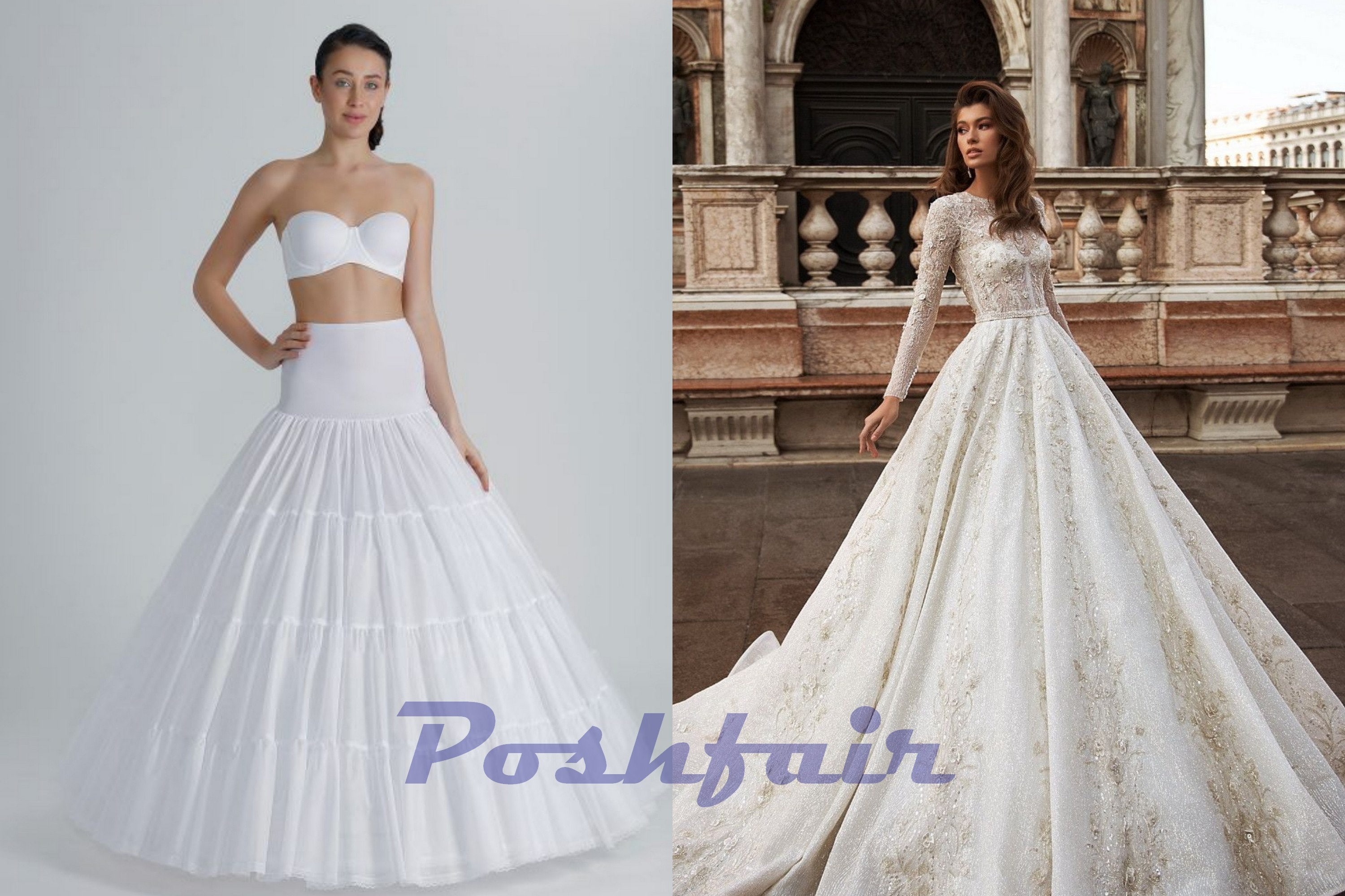 Prom Dress Bridal Slip Hoop Skirt Wedding Petticoat Underskirt  CrinolineUmbrella | eBay