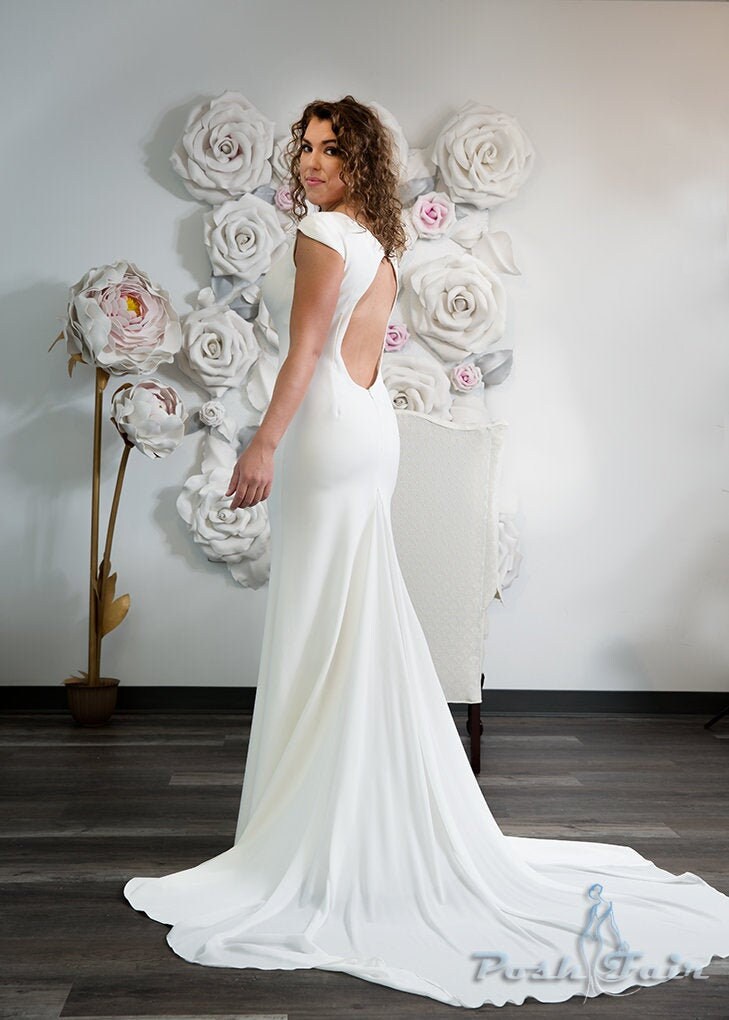 SAMPLE Sale Marta Crepe Wedding Dress 