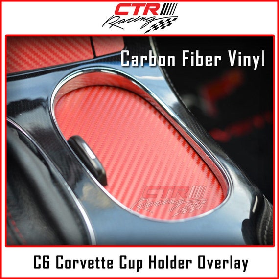 C6 Corvette Overlay Kit Bundle Decals Red Carbon Fiber 2005-2013