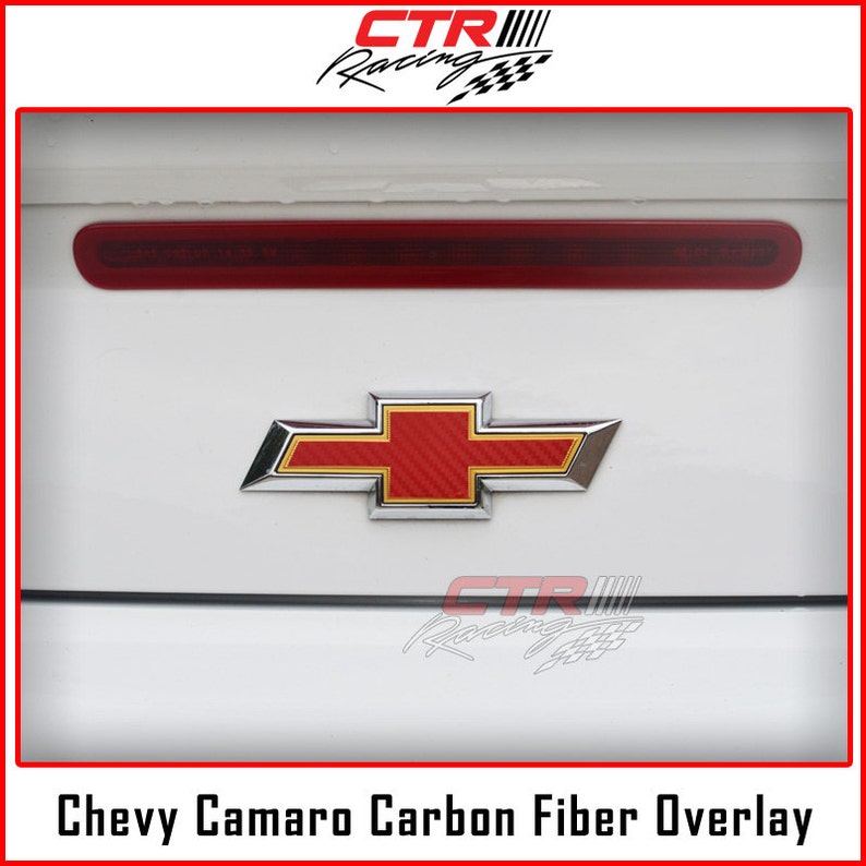 2005-2013 C6 Corvette Tail Lights Carbon Fiber Decal Overlay Vette Logo Emblem