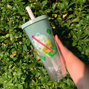 Colnic Reusable Boba Cup With Lids And Straws, 24OZ/700ml Smoothie Cups,  Iced Coffee Cup, Leakproof Kawaii Cup, Bubble Tea Cup, Boba Cups With Boba
