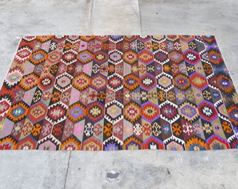 ANTALYA Vintage Handmade Turkish Oriental Rug 10.8ft by 6.10ft