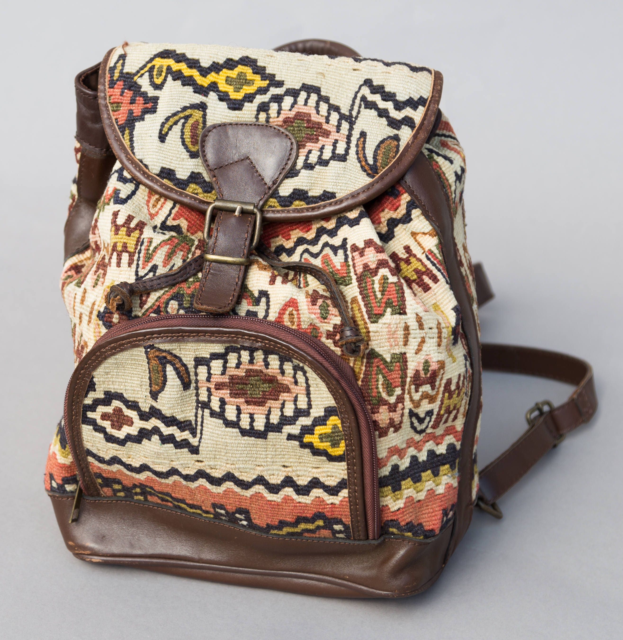 Vintage Handmade Anatolian Rug Backpack - Etsy