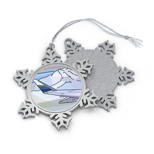 Boeing Snowflake Ornament Etsy
