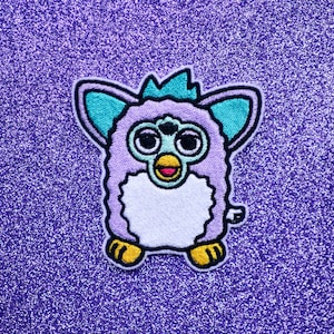 Furby Embroidered Iron On Patch