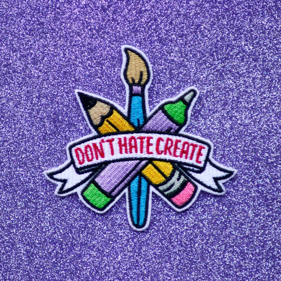 No odies crear parche bordado para planchar Etsy Mexico