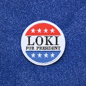 President of Mischief Embroidered Iron On Patch