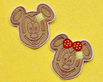 Waffle Embroidered Iron On Patch