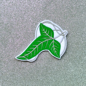 Leaf of Lorien Embroidered Iron On Patch