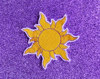 Best Day Ever Sun Embroidered Iron On Patch