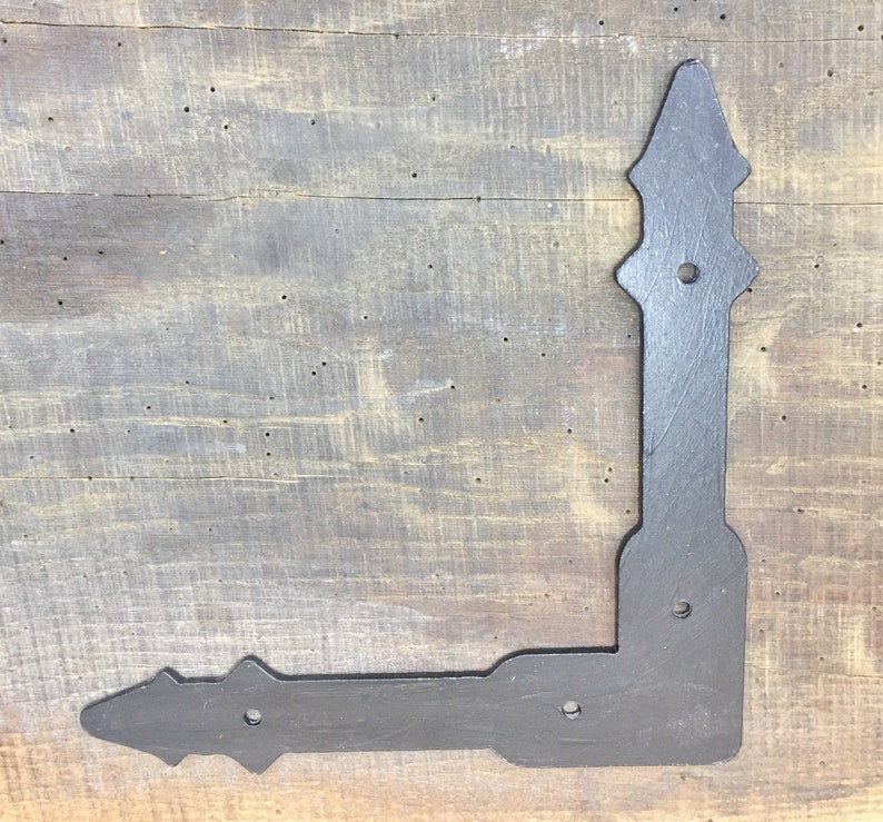 Flat Corner Brace Set 4 Piece/large Rustic Corner Etsy