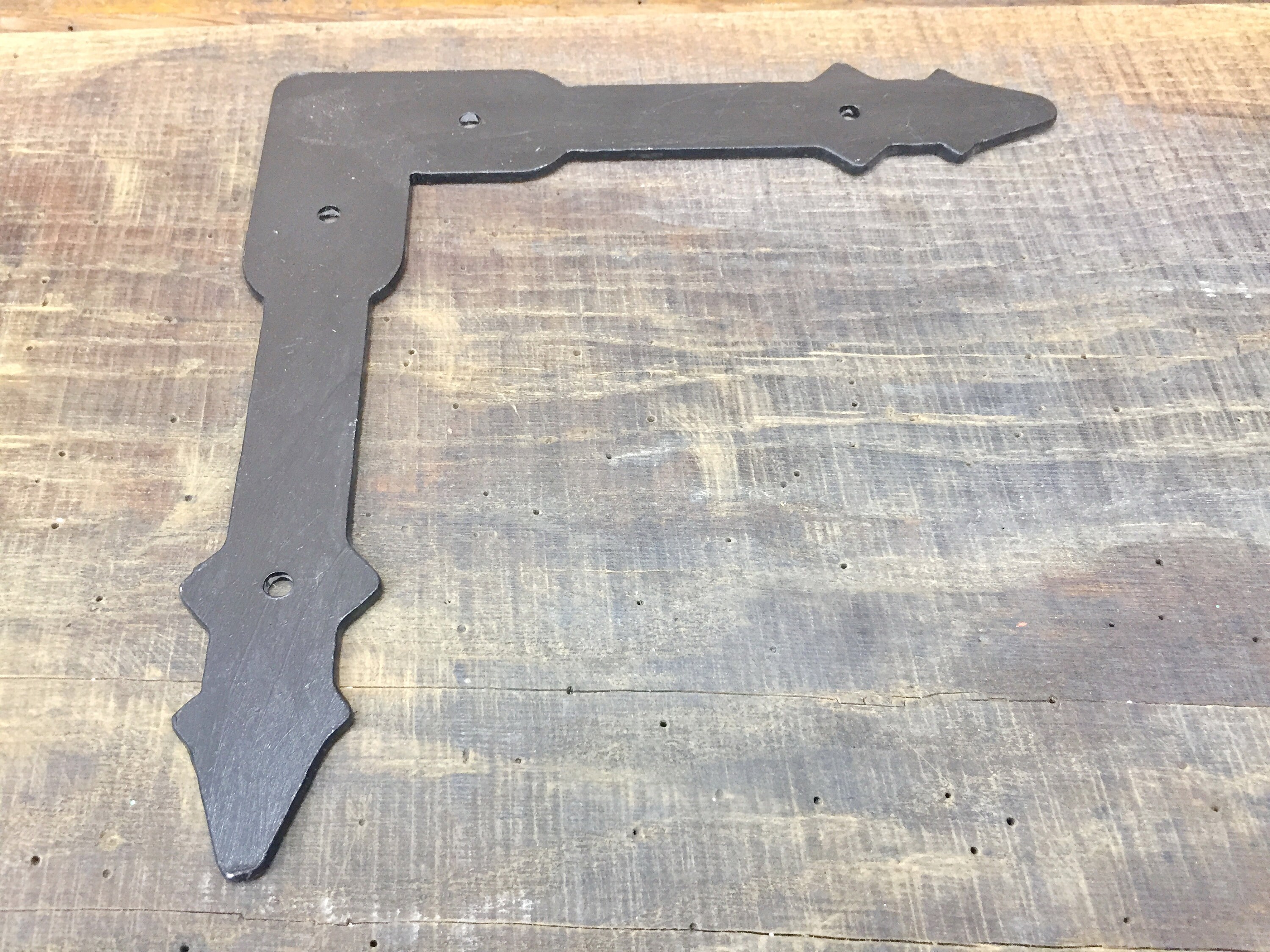 Flat Corner Brace Set 4 Piece/large Rustic Corner Etsy