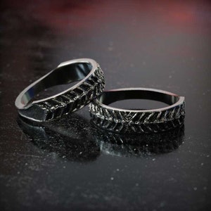 Xeno Band Ring - (Sterling Silver 925, Made in Italy )