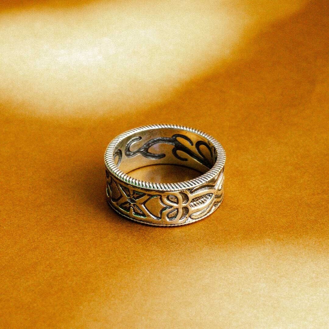 Elven Rune Ring | Sterling Silver 925 | Made in Italy | FEEL NO PAIN - Etsy