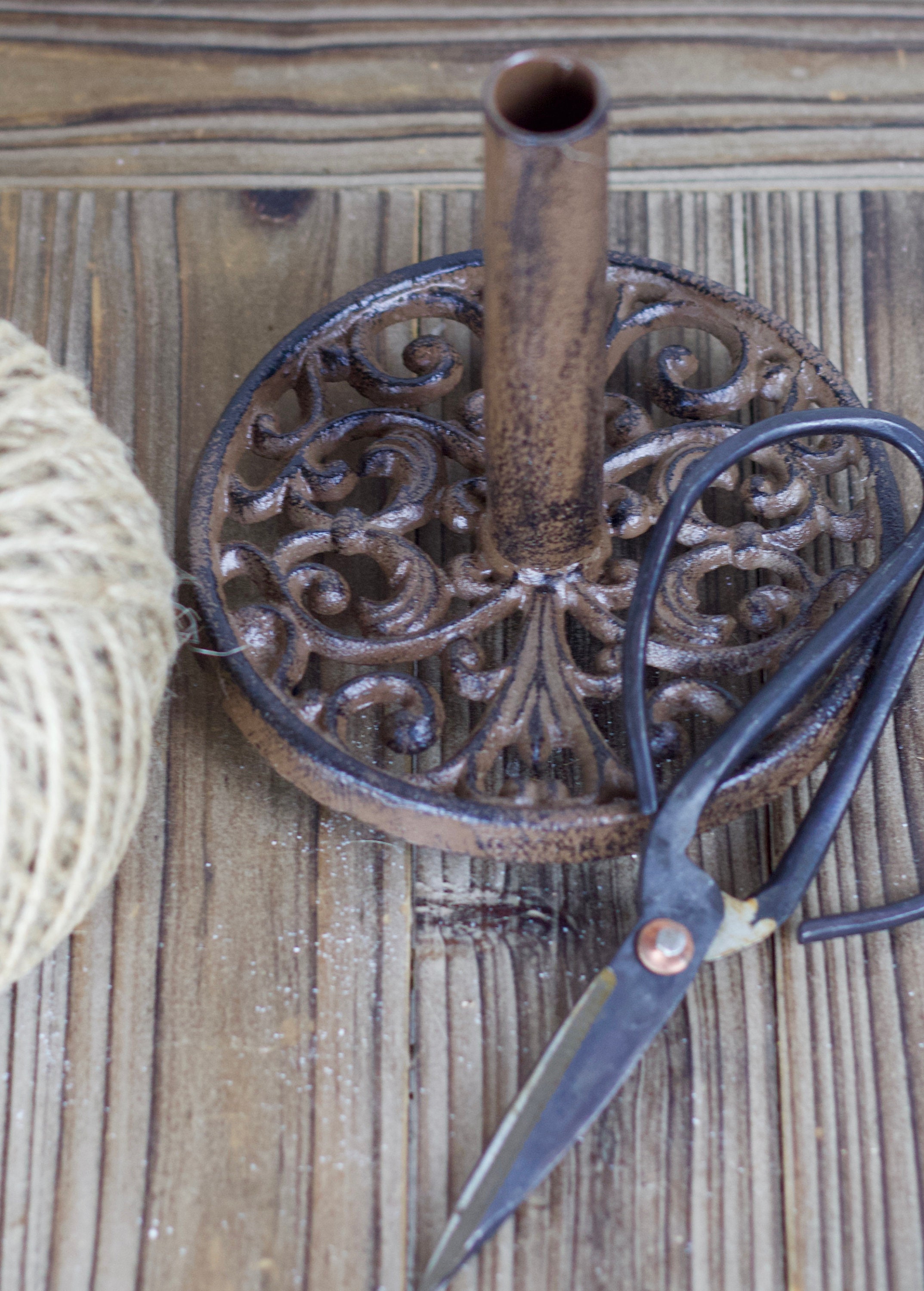 Twine Holder with Scissor Cast Iron Twine and Scissor Set Etsy