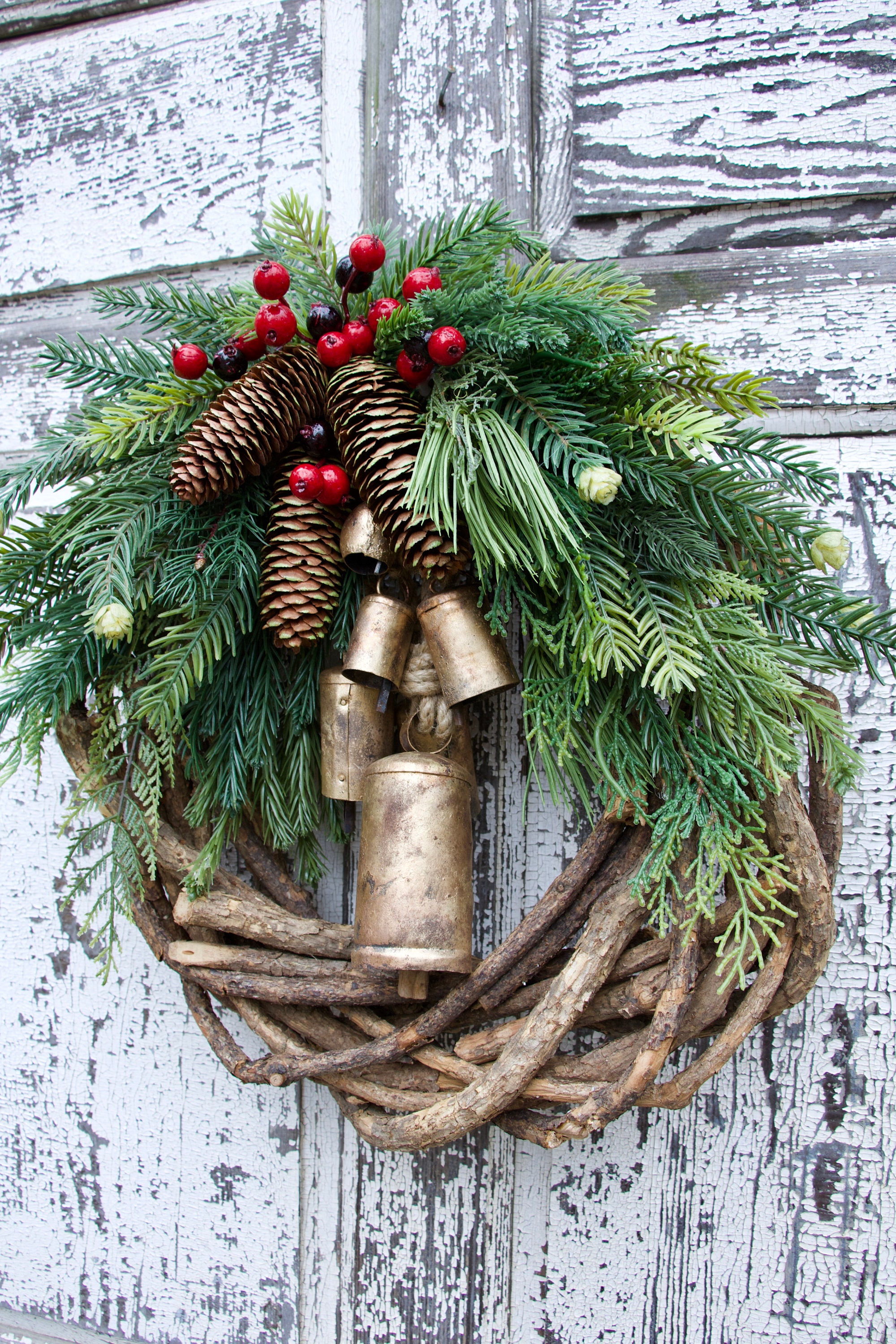 Christmas Wreath With Bells 