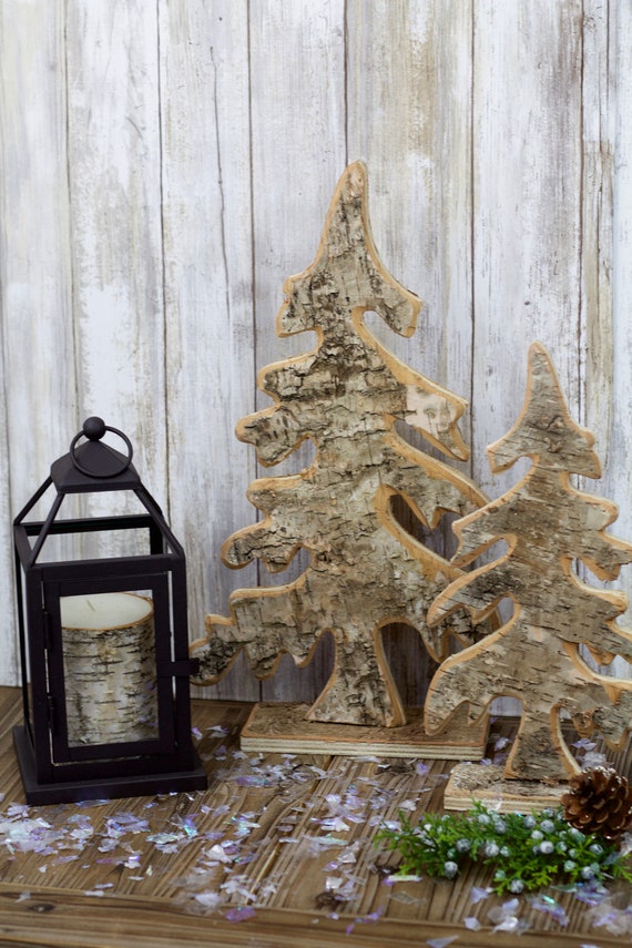Wooden Tabletop Christmas Tree Rustic Christmas Natural Etsy