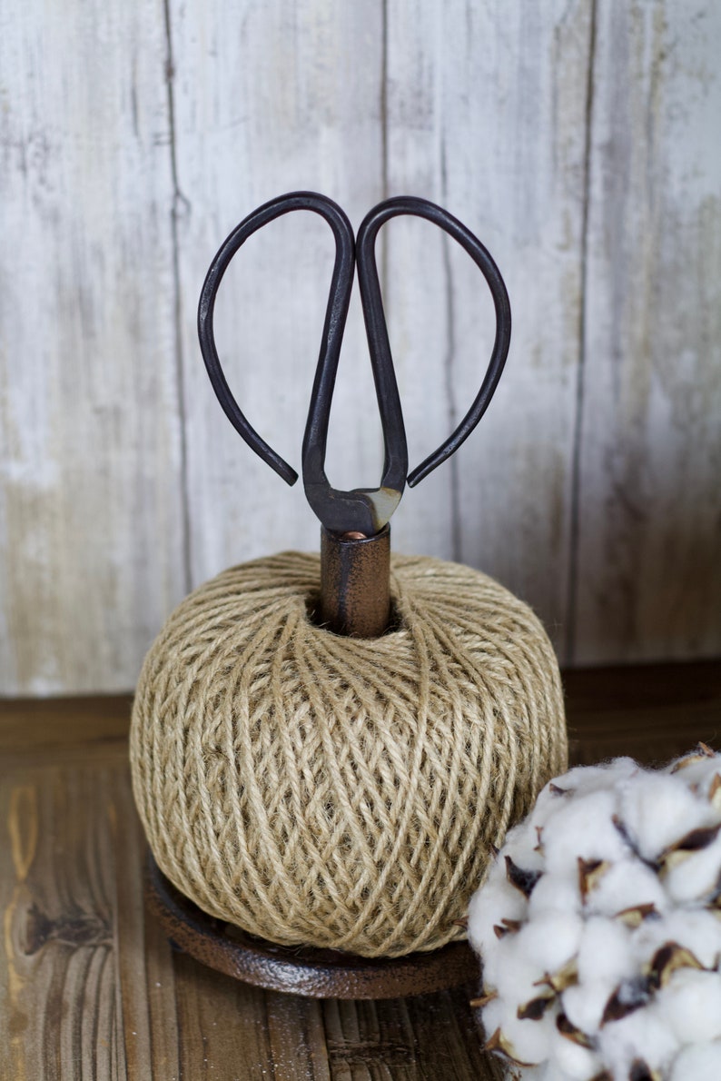 Twine Holder with Scissor Cast Iron Twine and Scissor Set Etsy