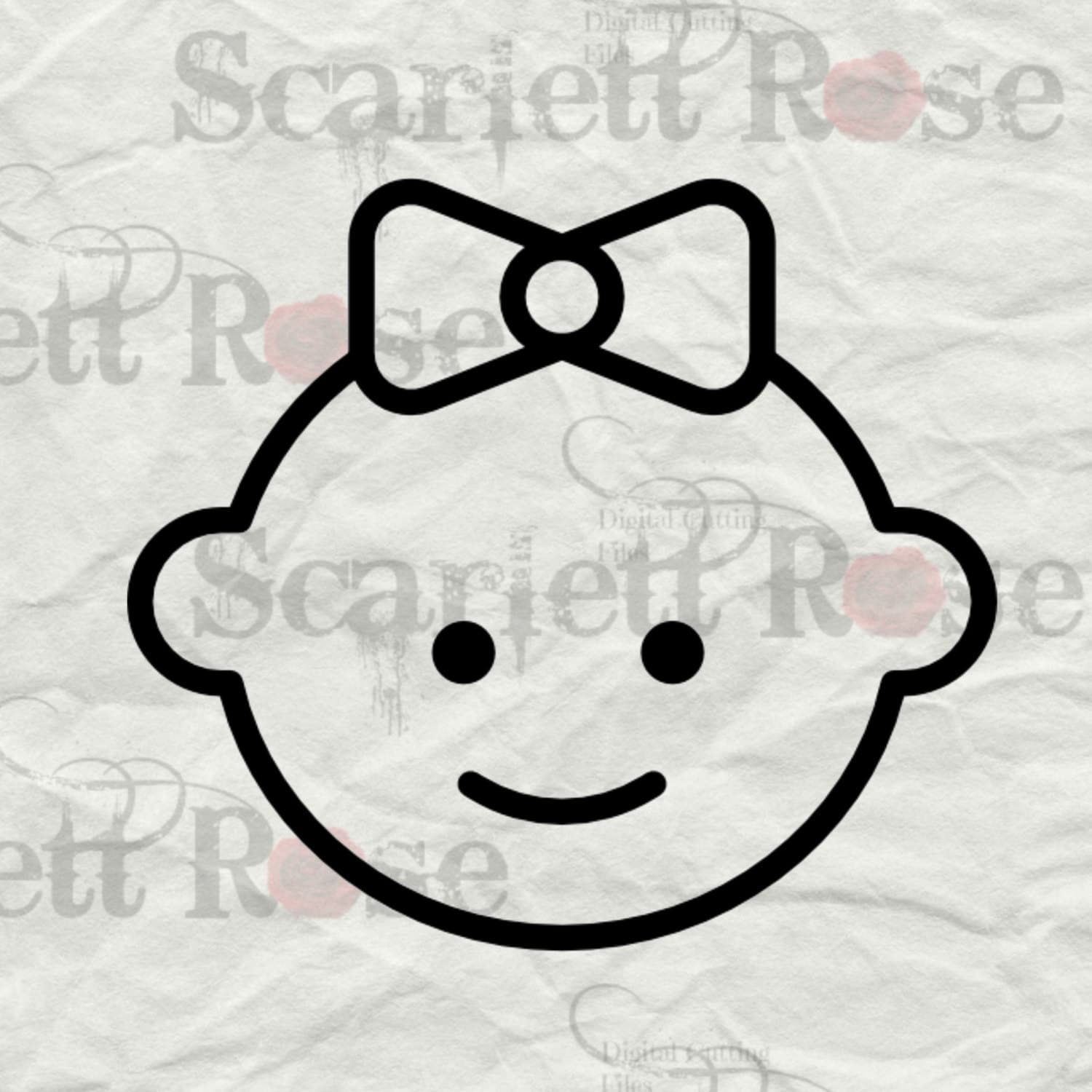 Download Baby SVG SVG for Kid's Infant clip art Girl Silhouette | Etsy