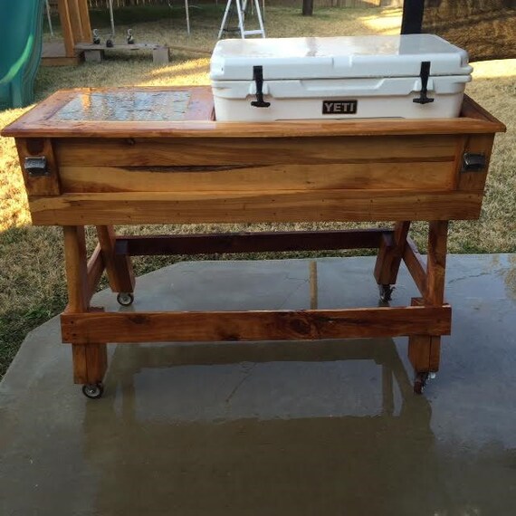 Yeti Cooler Holder For Back Porch Etsy