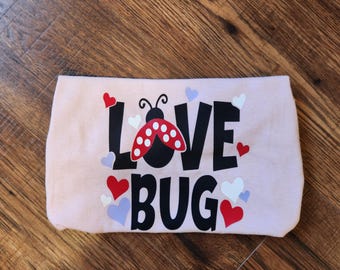 Valentines day love bug shirt