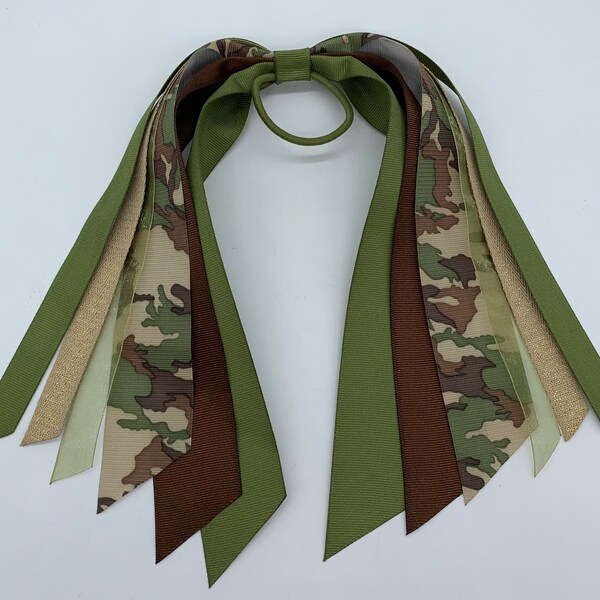 Camo Hair Accessory Etsy
