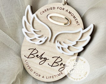 Miscarriage Ornament | Stillbirth Ornament | Miscarriage Gift | baby loss memorial | sympathy gift | angel wings | infant loss memorial