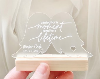 Miscarriage Gift | Miscarriage Keepsake | Angel Wings | baby loss | sympathy gift | miscarriage memorial | infant loss memorial