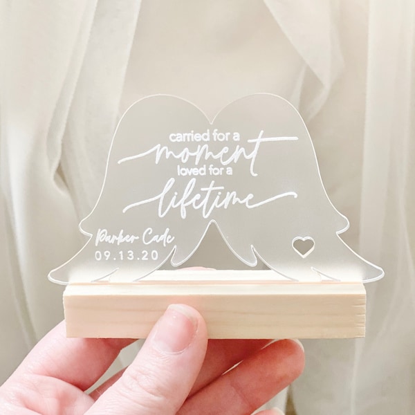 Miscarriage Gift | Miscarriage Keepsake | Angel Wings | baby loss | sympathy gift | miscarriage memorial | infant loss memorial