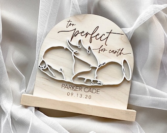 Miscarriage Keepsake | Too Perfect For Earth | Infant Loss Gift |  Baby Loss | Miscarriage Gift | Stillborn Memorial | infant loss memorial