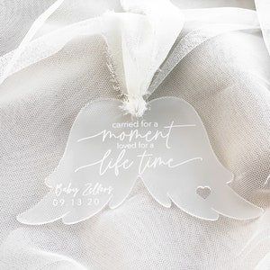 Miscarriage Ornament | Stillbirth Ornament | Angel Wings | baby loss memorial | sympathy gift | miscarriage memorial | infant loss memorial