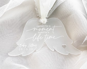 Miscarriage Ornament | Stillbirth Ornament | Angel Wings | baby loss memorial | sympathy gift | miscarriage memorial | infant loss memorial