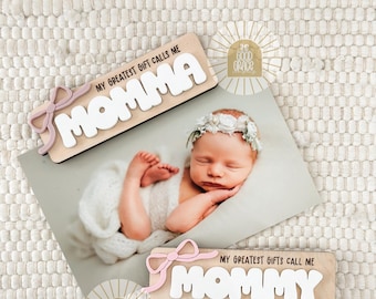 Mom Fridge Photo Magnet | Mother's Day Gift | My Greatest Gifts | Gift for Grandma | Gift for Mom