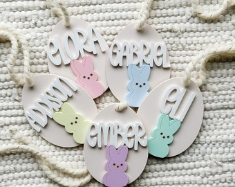 Easter Basket Tag | Basket Tag | Bunny Tag | Easter Tag | Carrot Tag | Love Basket | Heart Tag | Easter basket Tags | Easter Gift | Peeps