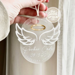 Miscarriage Ornament | Stillbirth Ornament | Miscarriage Gift | baby loss memorial | sympathy gift | angel wings | infant loss memorial