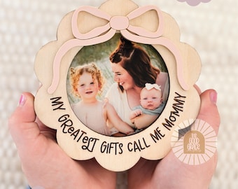 Mom Fridge Photo Frame Magnet | Mother's Day Gift | My Greatest Gifts | Gift for Grandma | Gift for Mom