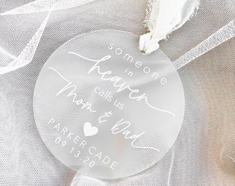 Miscarriage Ornament | Baby Memorial | Someone in Heaven | Stillbirth | Miscarriage Gift | miscarriage memorial | infant loss memorial