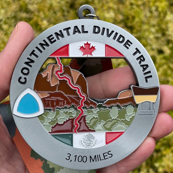 The Continental Divide Trail Medal / Ornament with optional engraving / personalization