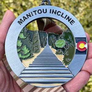 Manitou Incline Medal / Ornament with optional engraving / personalization