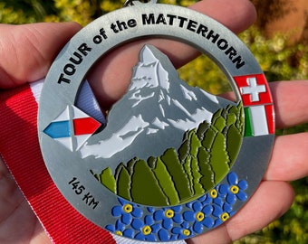 Tour of the Matterhorn Medal / Ornament with optional engraving / personalization