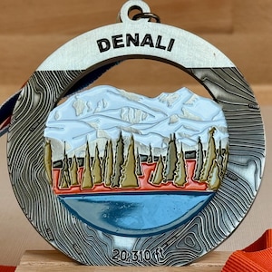 Denali Medal / Ornament with optional engraving / personalization