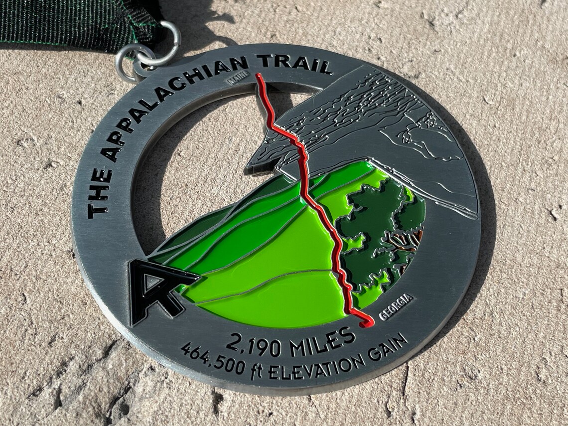 Appalachian Trail Medal Etsy
