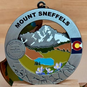 Mount Sneffels Medal / Ornament with optional engraving / personalization